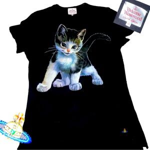 Very Rare- Unisex XXL Vivienne Westwood Limited Edition Kitten Graphic Reissue
